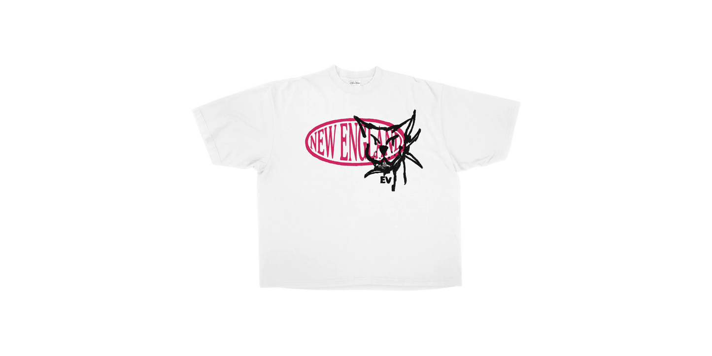 NEW ENGLAND MAD DOG T-SHIRT WHITE